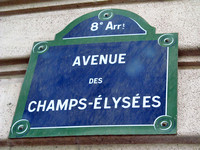 Walking the Champs-Elysees