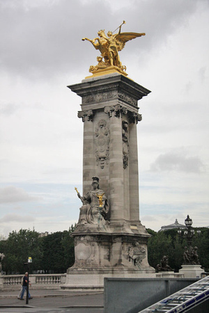 Pont Alexandre III bridge across the Seine