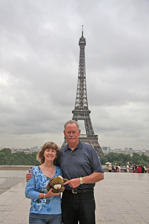 Eiffel tower from the Trocadero